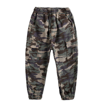 Kids' Camo Adventure Pants | Boys' Rugged Outdoor Pants