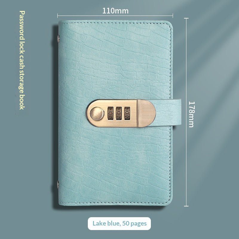 Cash Savings Money Clip Book – 6 Colors, PU Leather with Transparent Pages - Undefyning Lynes