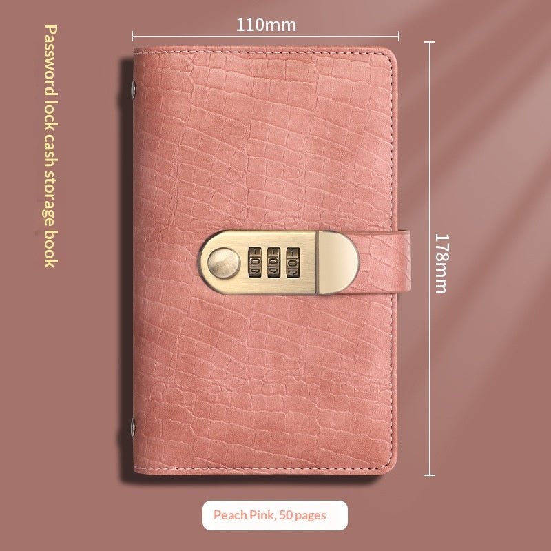 Cash Savings Money Clip Book – 6 Colors, PU Leather with Transparent Pages - Undefyning Lynes