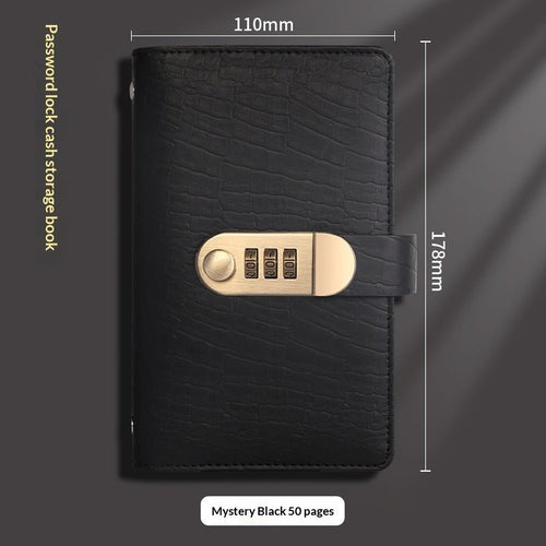 Cash Savings Money Clip Book – 6 Colors, PU Leather with Transparent Pages - Undefyning Lynes