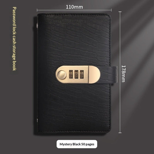 Cash Savings Money Clip Book – 6 Colors, PU Leather with Transparent Pages - Undefyning Lynes