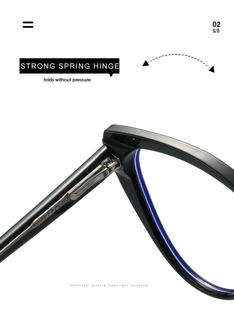 Cat Eye Blue Light Blocking Glasses — Flat Bottom Frame with Feminine Edge - Undefyning Lynes
