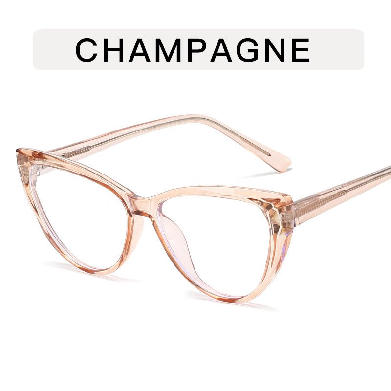 Cat Eye Blue Light Blocking Glasses — Flat Bottom Frame with Feminine Edge - Undefyning Lynes