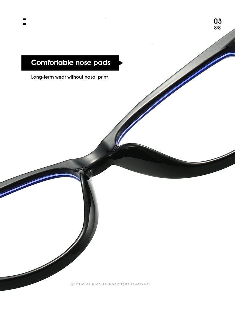 Cat Eye Blue Light Blocking Glasses — Flat Bottom Frame with Feminine Edge - Undefyning Lynes