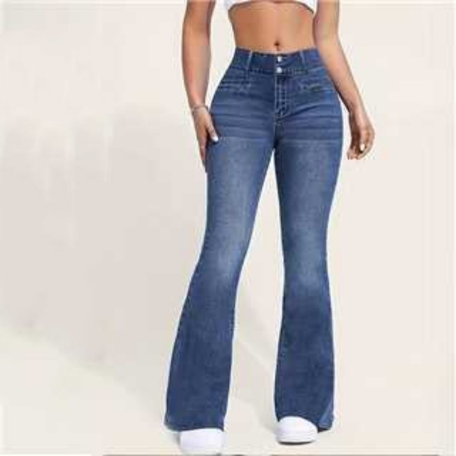 Denim Illusion Jeggings — fabric detail — Undefyning Lynes (4 of 5)