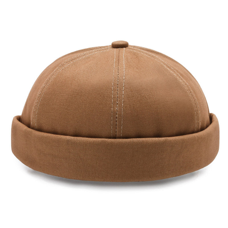 Brimless Dome Cap in blue