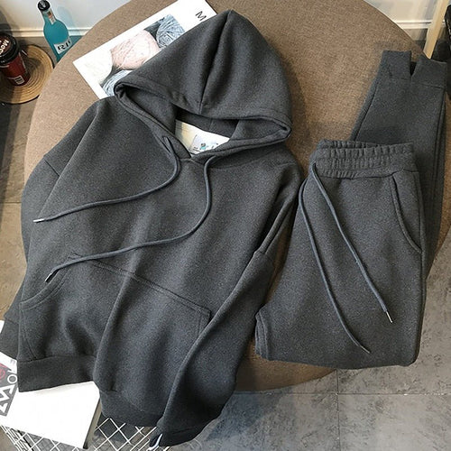 Cloud-Soft Fleece Lounge Set – Women's Cozy Two-Piece Sporty Loungewear - Undefyning Lynes