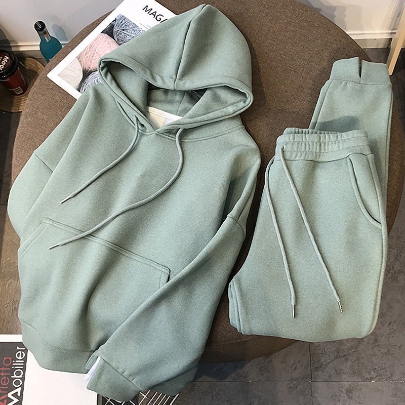 Cloud-Soft Fleece Lounge Set – Women's Cozy Two-Piece Sporty Loungewear - Undefyning Lynes