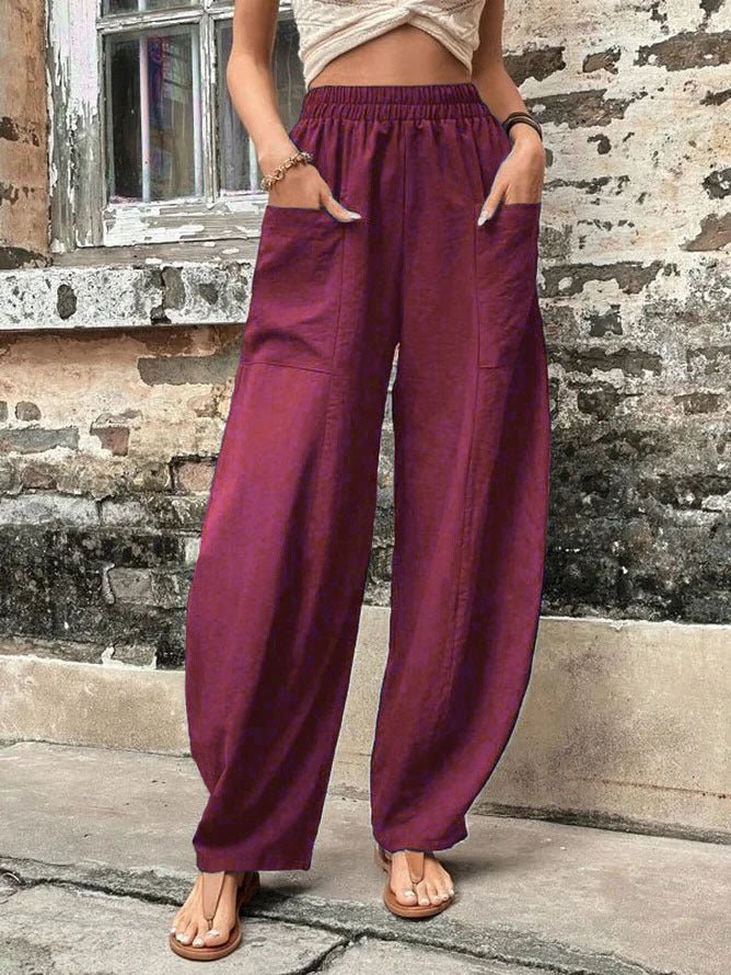 Cloud-Soft High-Waisted Harem Pants: The Ultimate All-Day Comfort Essential - Undefyning Lynes