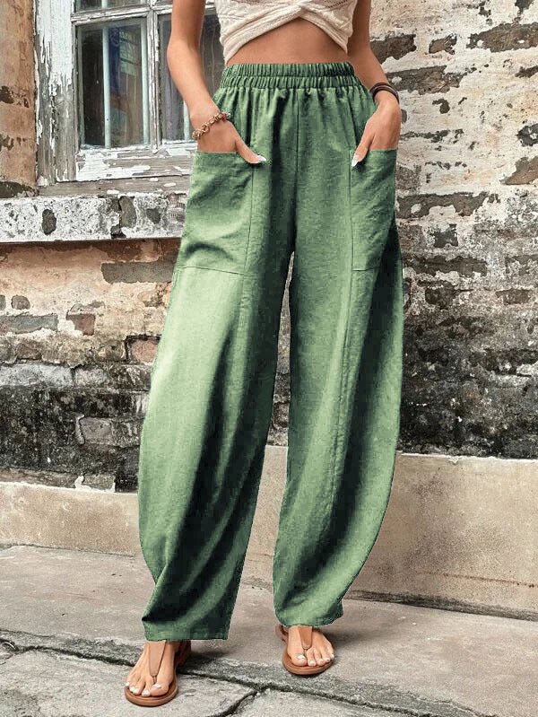 Cloud-Soft High-Waisted Harem Pants: The Ultimate All-Day Comfort Essential - Undefyning Lynes