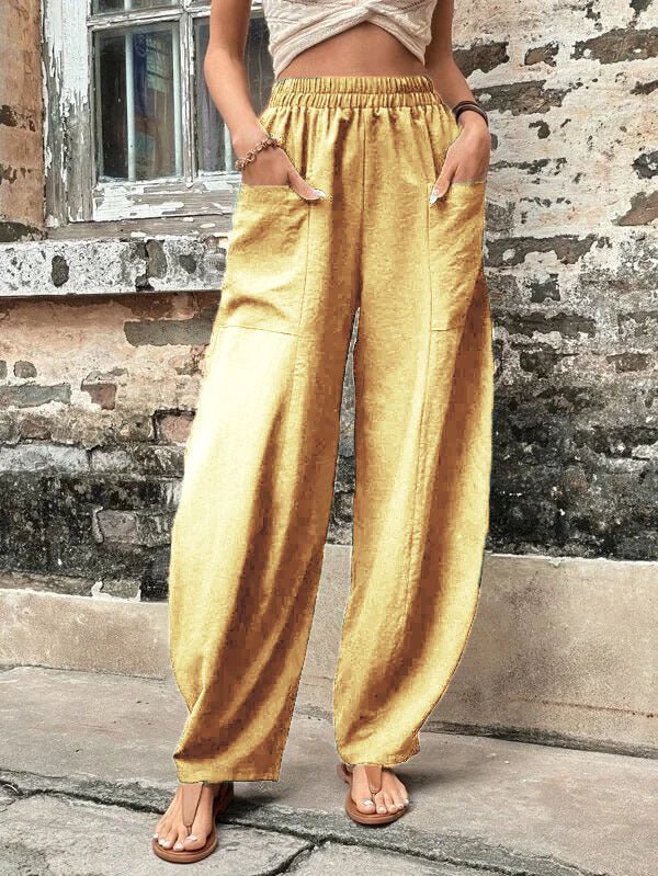 Cloud-Soft High-Waisted Harem Pants: The Ultimate All-Day Comfort Essential - Undefyning Lynes