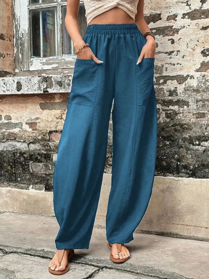 Cloud-Soft High-Waisted Harem Pants: The Ultimate All-Day Comfort Essential - Undefyning Lynes