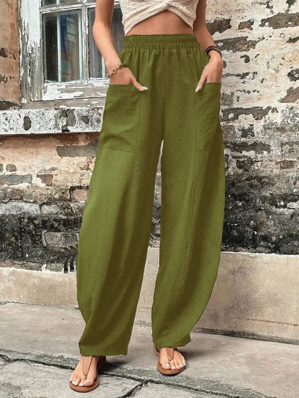 Cloud-Soft High-Waisted Harem Pants: The Ultimate All-Day Comfort Essential - Undefyning Lynes