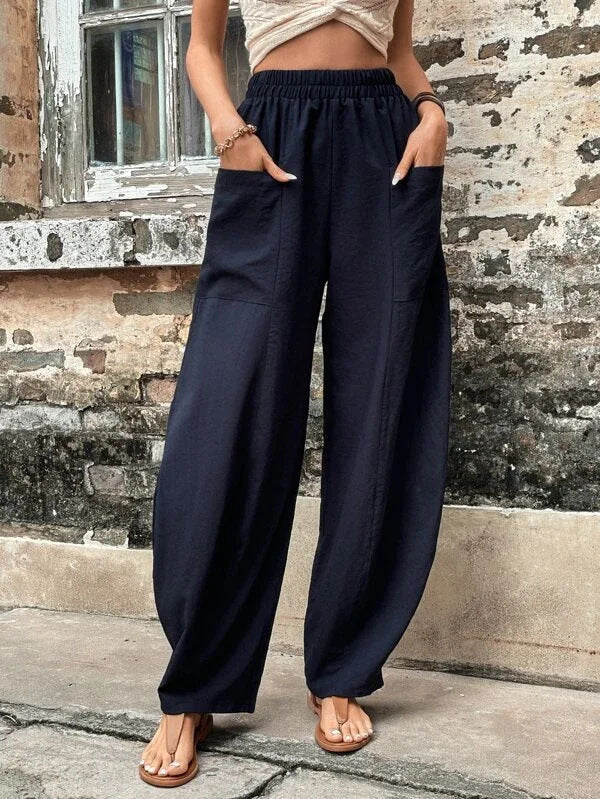 Cloud-Soft High-Waisted Harem Pants: The Ultimate All-Day Comfort Essential - Undefyning Lynes