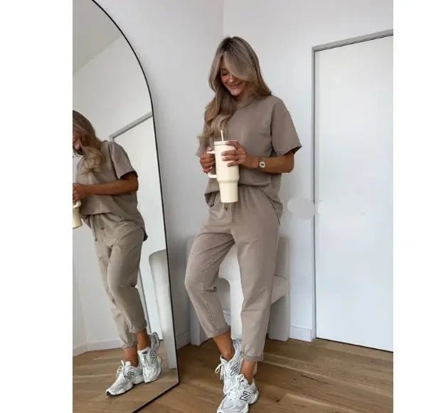 Cloud-Soft Lambswool Lounge Set – Effortless Cozy Elegance - Undefyning Lynes