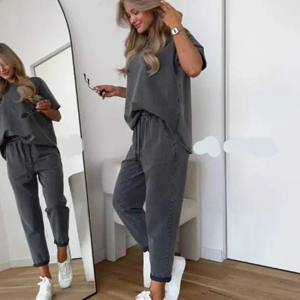 Cloud-Soft Lambswool Lounge Set – Effortless Cozy Elegance - Undefyning Lynes