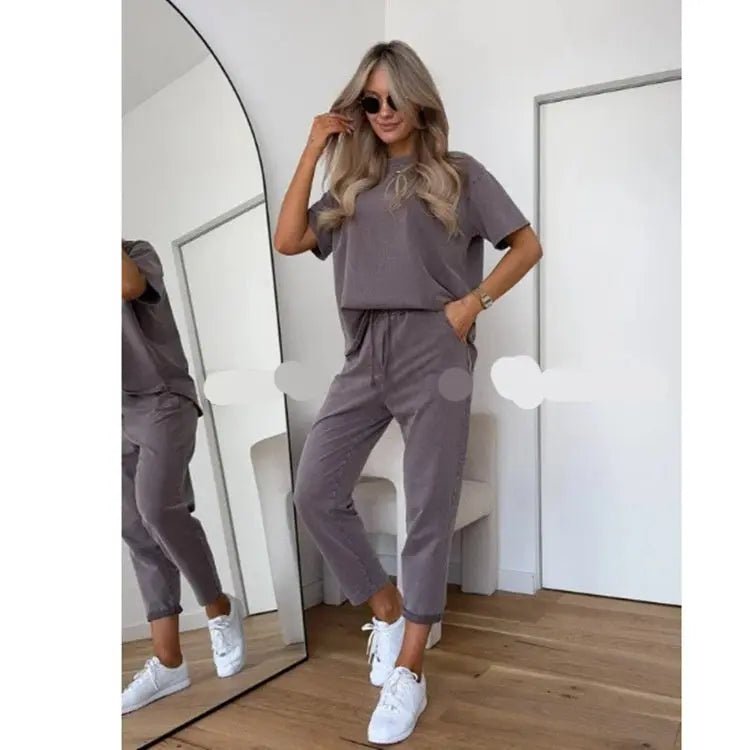 Cloud-Soft Lambswool Lounge Set – Effortless Cozy Elegance - Undefyning Lynes