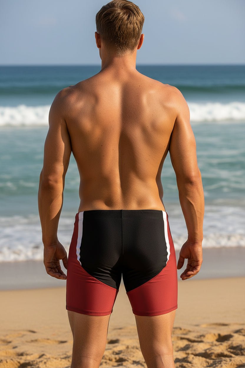 Color Block Swim Trunks — Men's Quick-Dry Colorblock Beach Shorts - Undefyning Lynes
