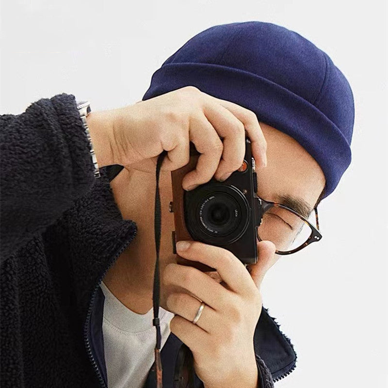 Brimless Dome Cap - adjustable strap detail