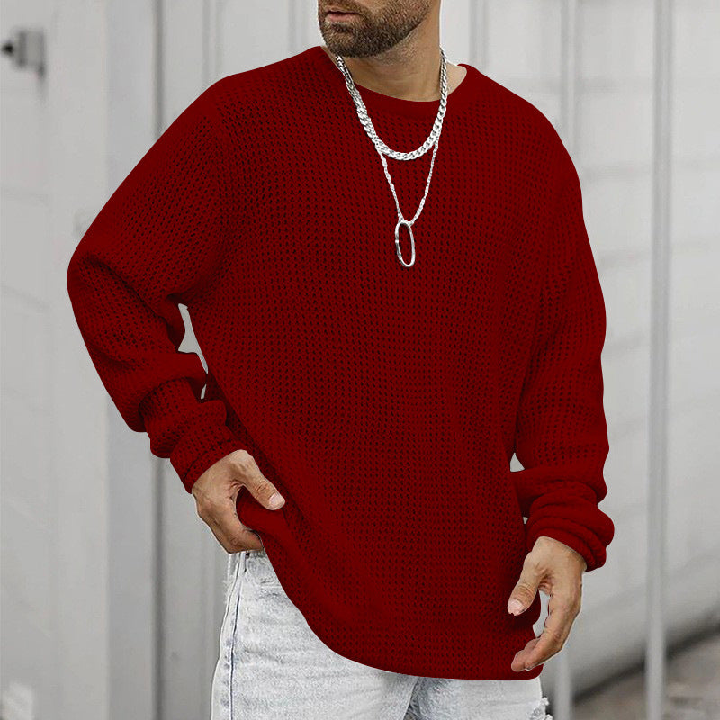 Harlan Relaxed Crew Long-Sleeve Tee, view 7