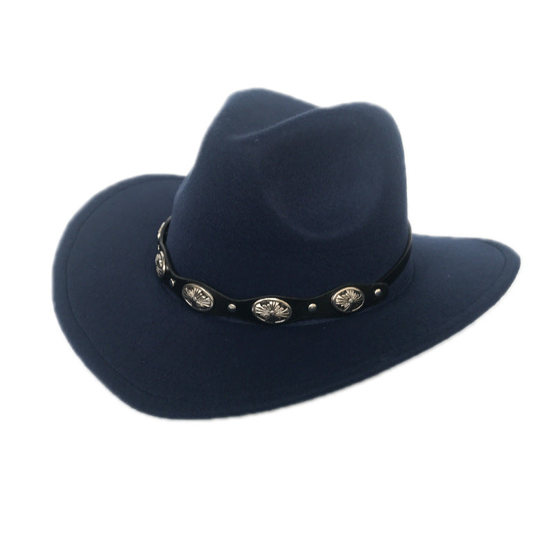 Bell-Crown Western Hat - styled look, front