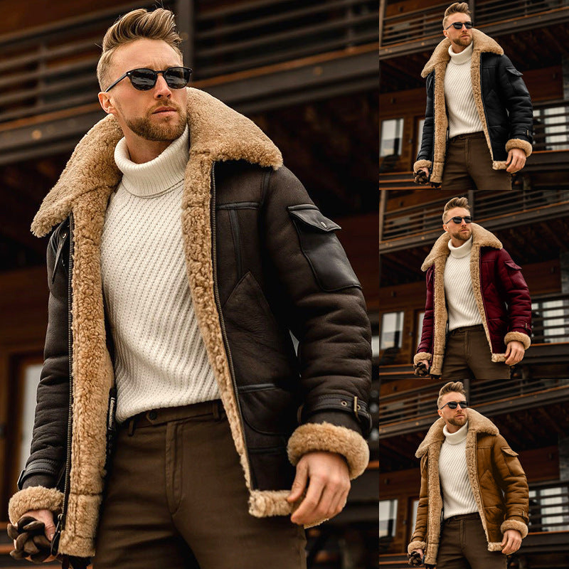 Sentinel Fur-Collar Field Jacket - front view