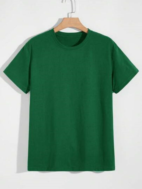 Training tee in white worn during exercise