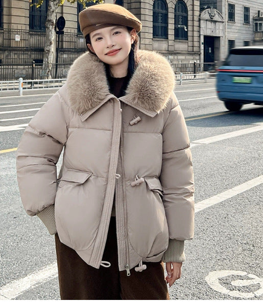 Frostbloom Fur-Collar Coat - sleeve detail
