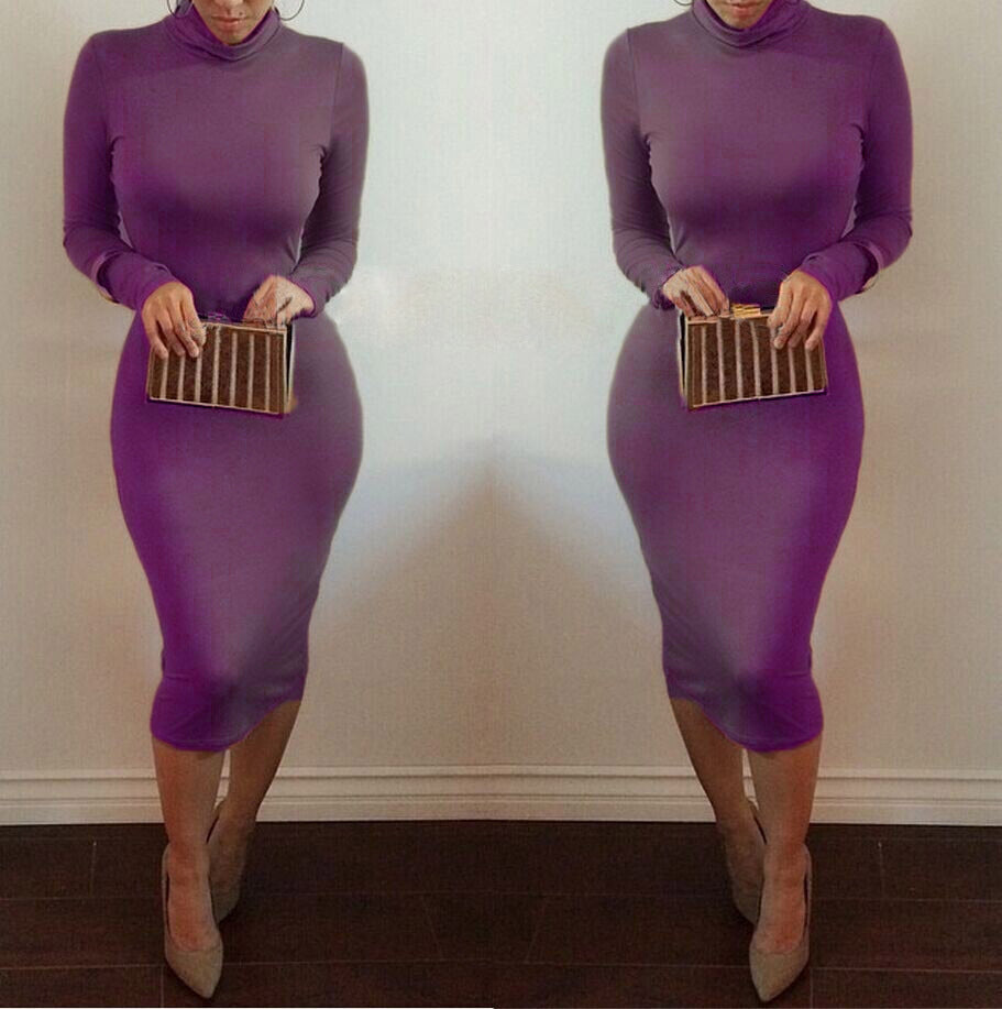 Elegant Autumn Mesh Dress