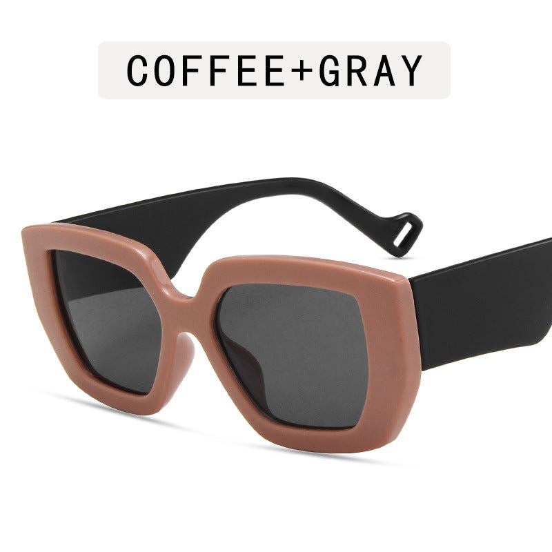 Modern Retro Polygon Sunglasses - side view