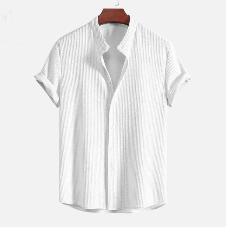 Men's Loose Fit Short Sleeve Summer Shirt — back view — Undefyning Lynes (2 of 10)