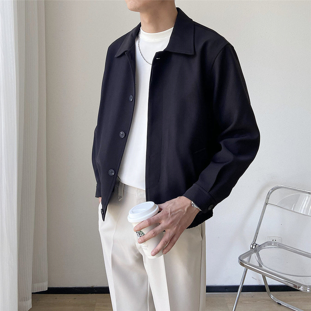 Drift Cropped Jacket in black