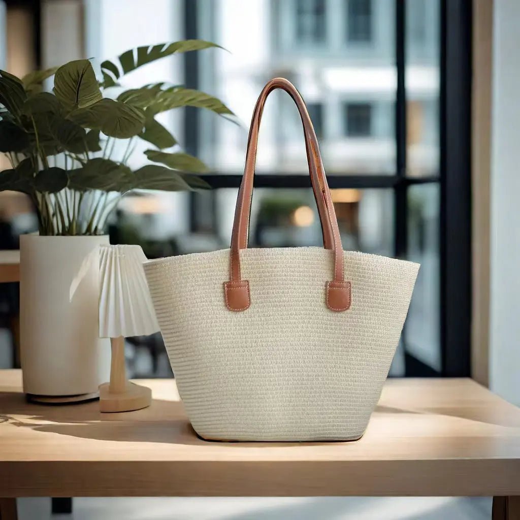 Effortless Chic: The Everyday Straw Tote for Your Coastal-Inspired Wardrobe - Undefyning Lynes