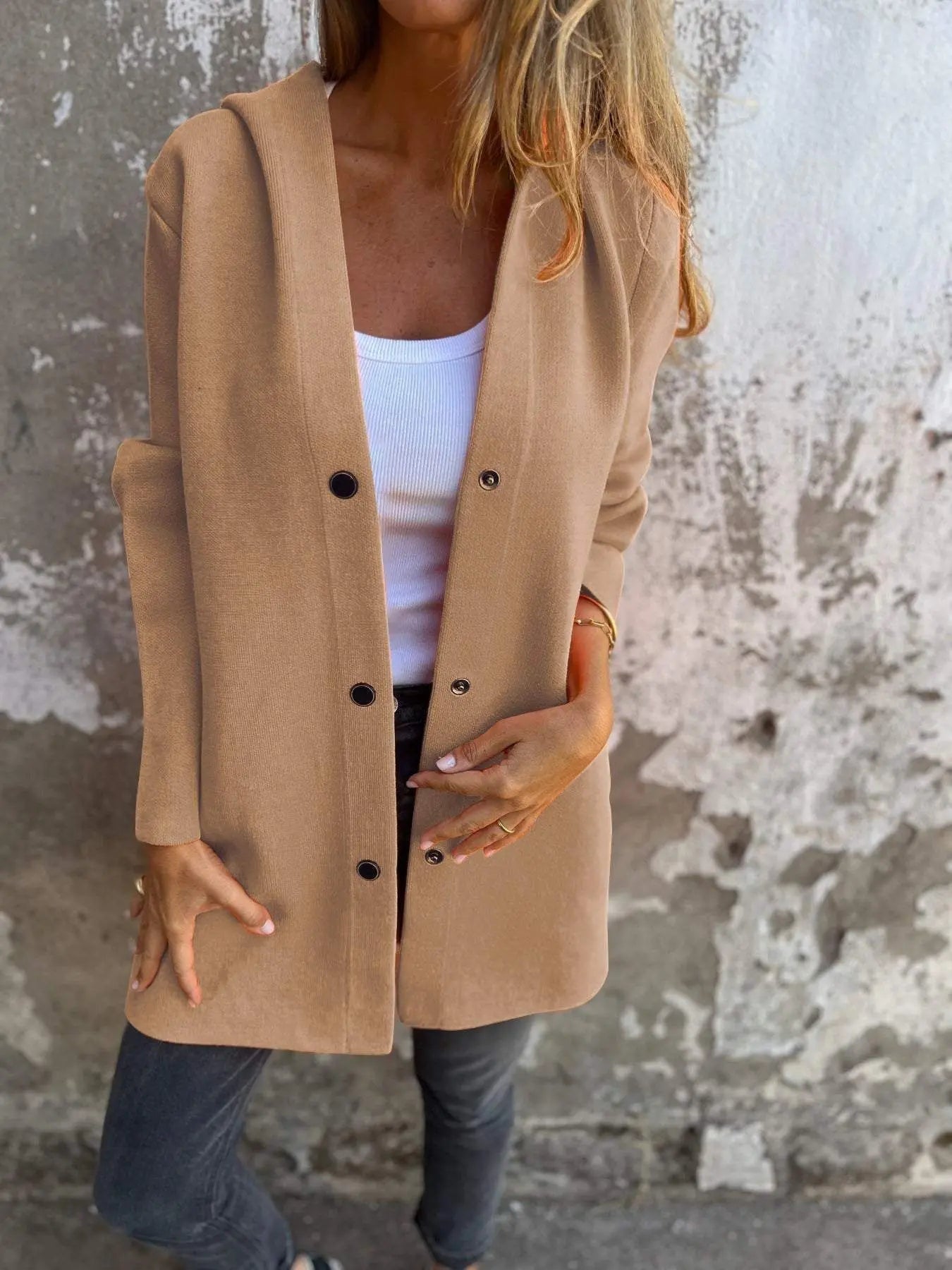 Effortless Comfort Hooded Cardigan - Your New Favorite Layering Essential - Undefyning Lynes