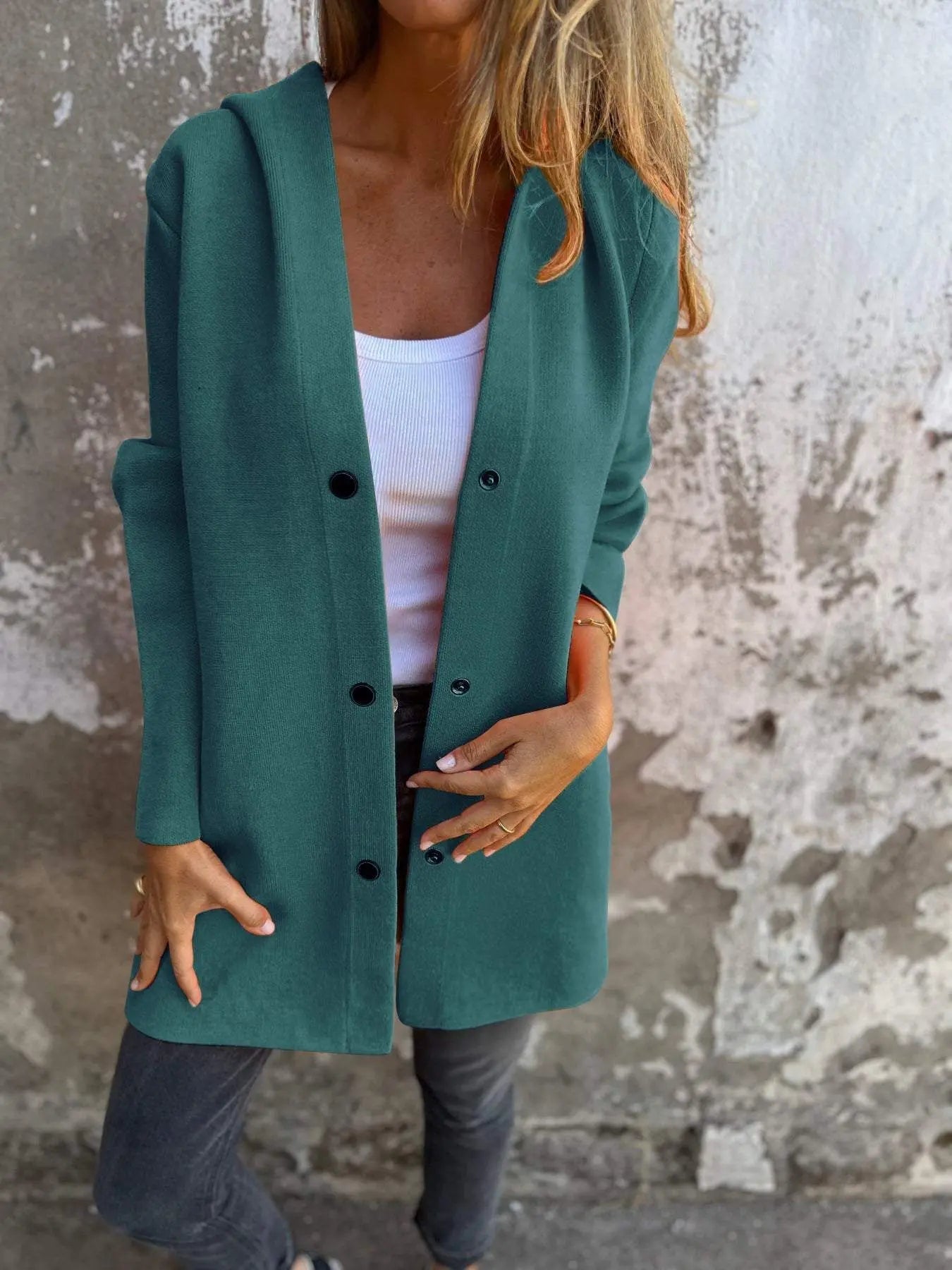 Effortless Comfort Hooded Cardigan - Your New Favorite Layering Essential - Undefyning Lynes