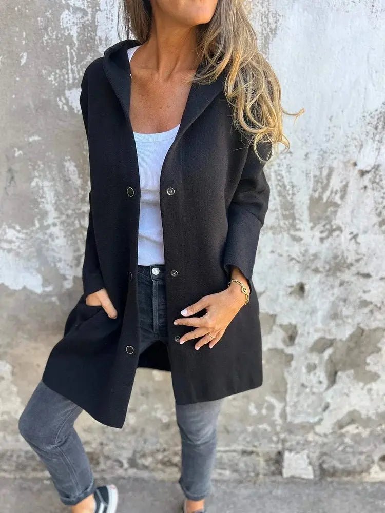 Effortless Comfort Hooded Cardigan - Your New Favorite Layering Essential - Undefyning Lynes
