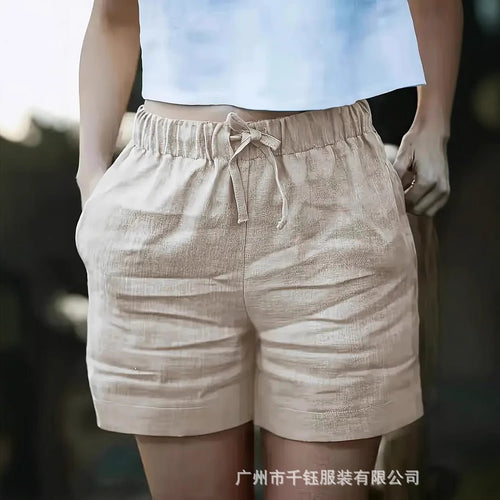Effortless High-Waist Drawstring Shorts – Women's Lightweight Casual Summer Shorts - Undefyning Lynes