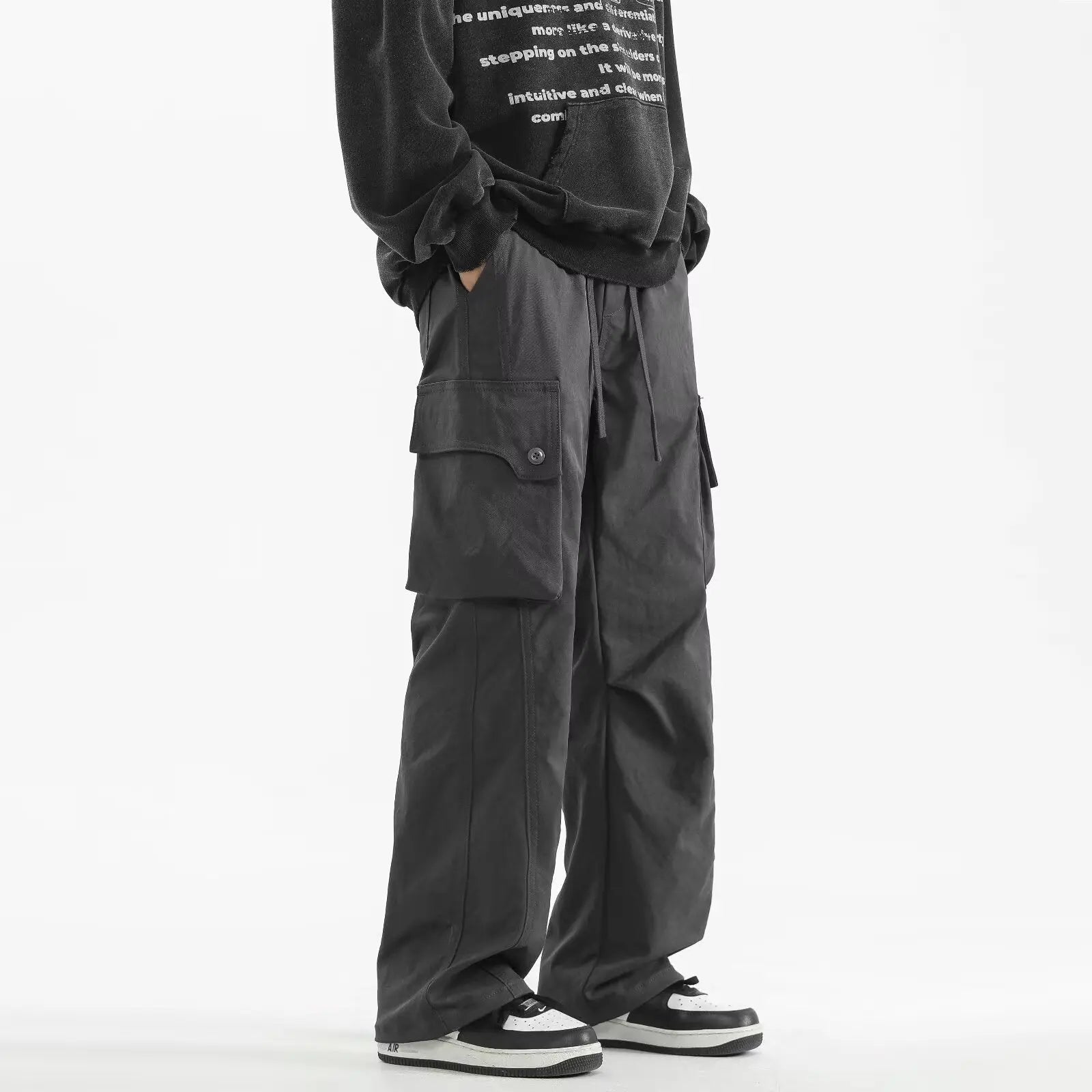 Effortless Summer Comfort: Men's Relaxed-Fit Cargo Work Trousers - Undefyning Lynes