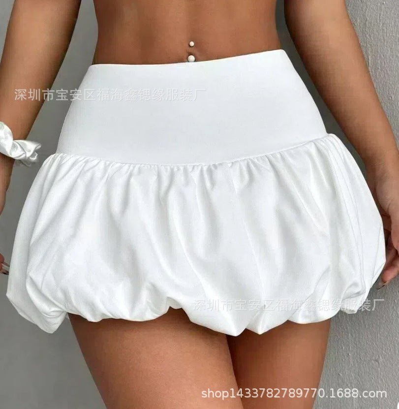 Elegant High-Waist Pleated Midi Skirt - Effortless Chic & Anti-Exposure Comfort - Undefyning Lynes