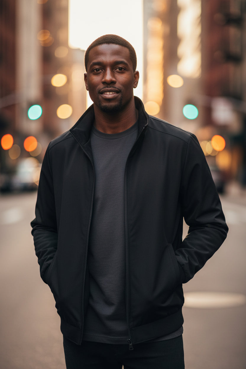 Essential Jacket — Men's Lightweight Relaxed Fit Spring Coat - Undefyning Lynes