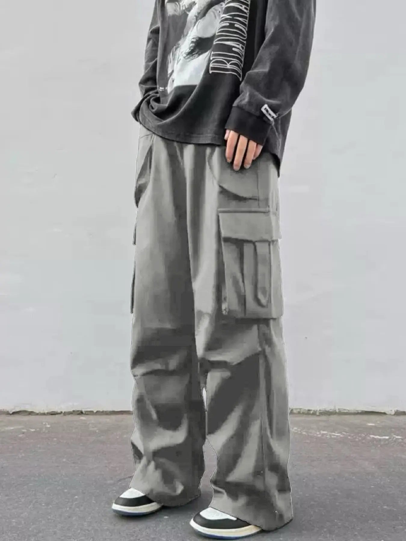 Essential Mid-Rise Wide-Leg Parachute Trousers - Effortless Style & Comfort - Undefyning Lynes