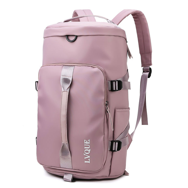 3-in-1 Gym Duffel Backpack — pocket detail — Undefyning Lynes (10 of 14)