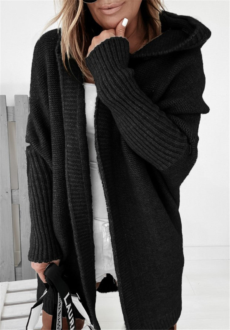 Oversized Hooded Cardigan — side view — Undefyning Lynes (6 of 10)