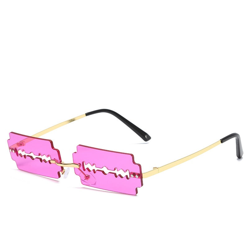 Rimless Metal Sunglasses, lens 4