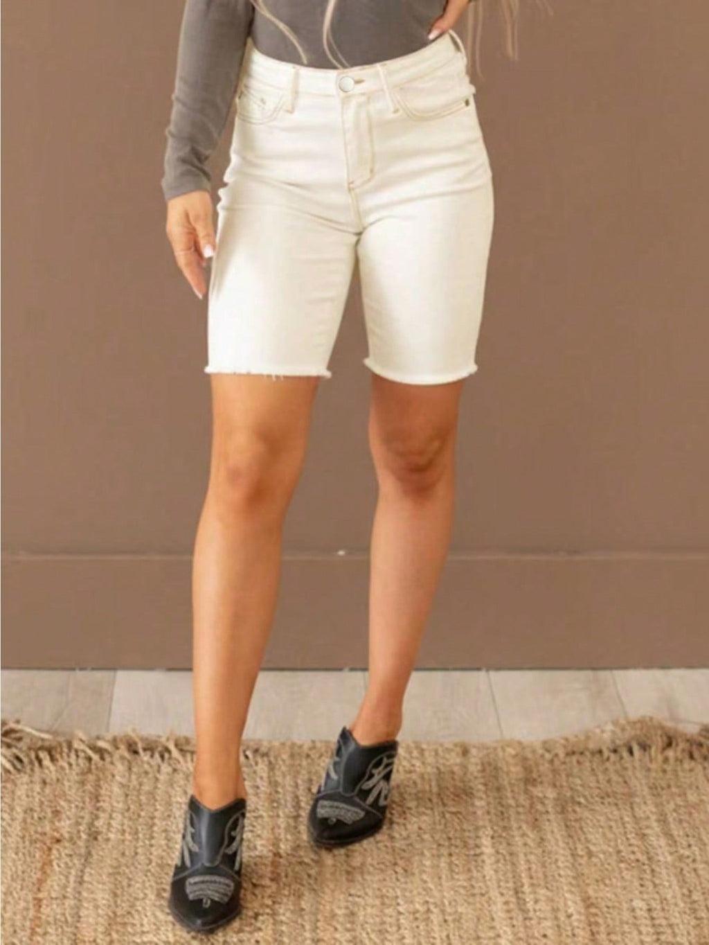 Bellamy Bermuda Denim Shorts - view 2
