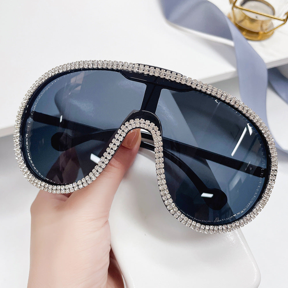 Rhinestone-Embellished Sunglasses - color options