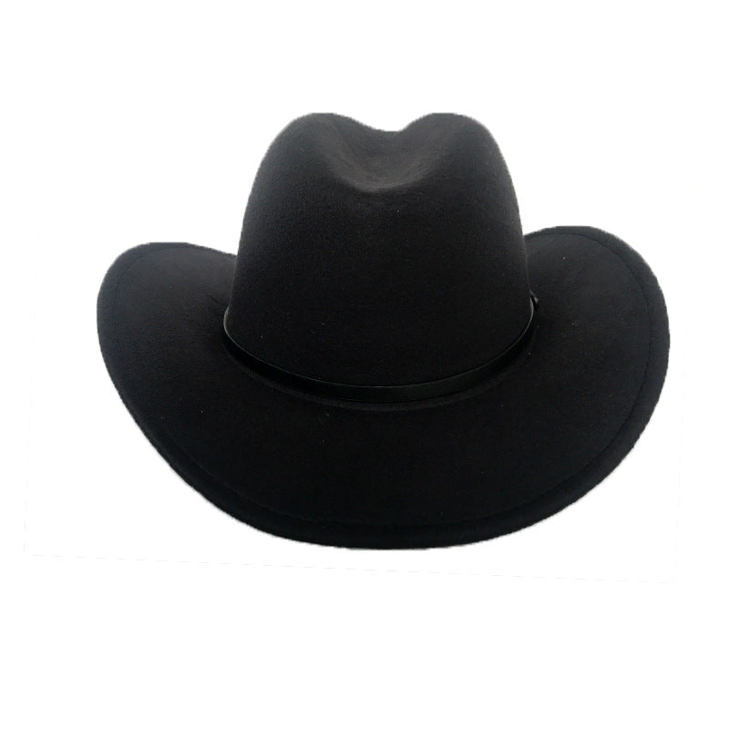 Bell-Crown Western Hat in blue