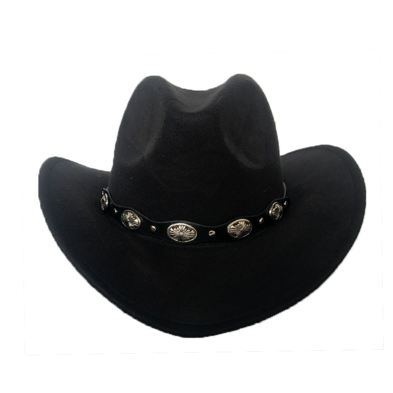 Bell-Crown Western Hat - front view