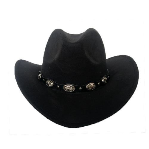 Bell-Crown Western Hat - front view