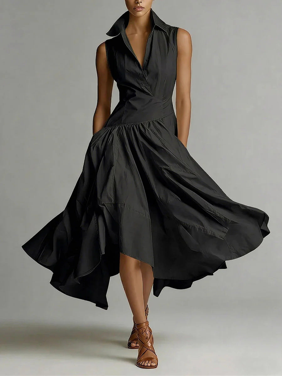 Collins Shirt-Collar Dress - view 2